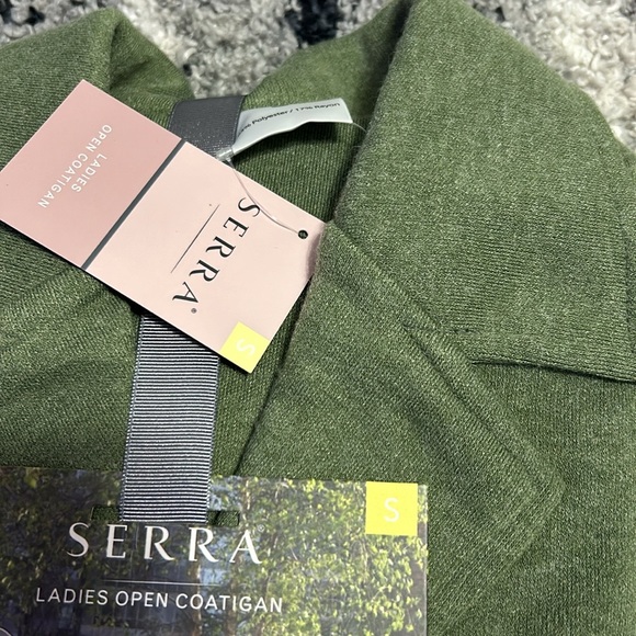 Serra Women's Cardigan Open Front Relaxed Fit - Picture 3 of 10